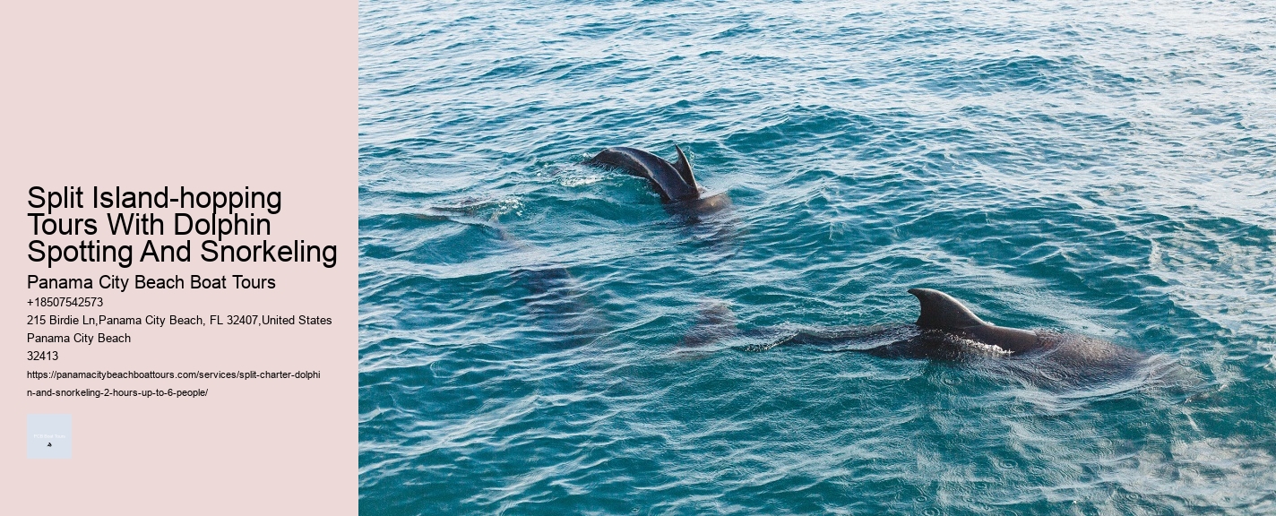Split Island-hopping Tours With Dolphin Spotting And Snorkeling Panama City Beach Boat Tours Split Island-hopping Tours With Dolphin Spotting And Snorkeling